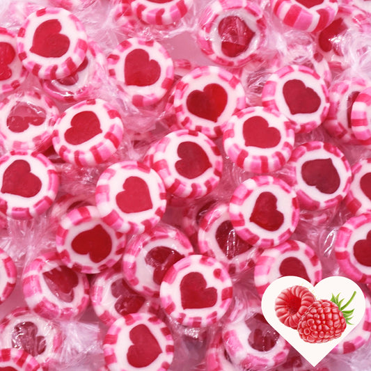 0,5kg Herzbonbons pink-rosa-weiss