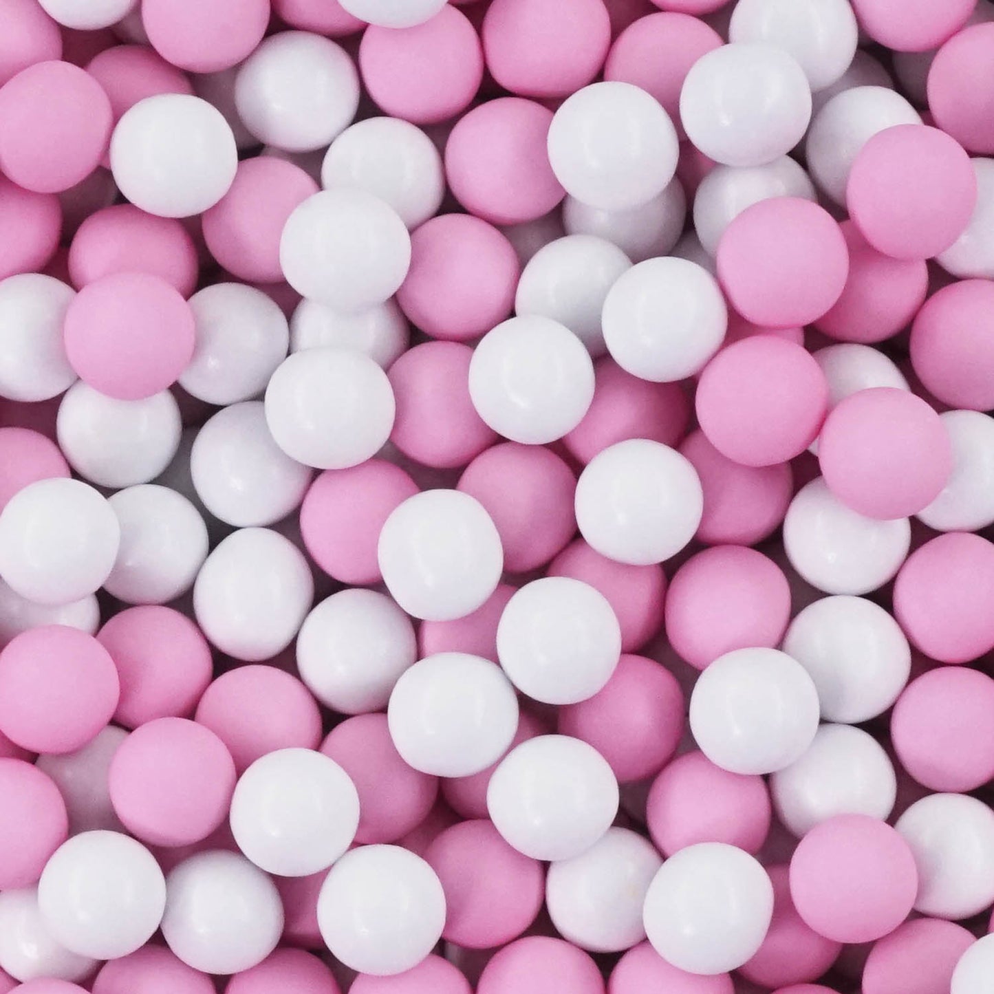 1kg Schokokugeln Mix small weiss-rosa glanz