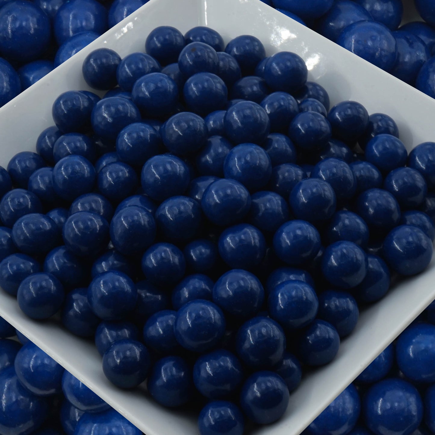 0,35kg Schokobälle dunkelblau glanz