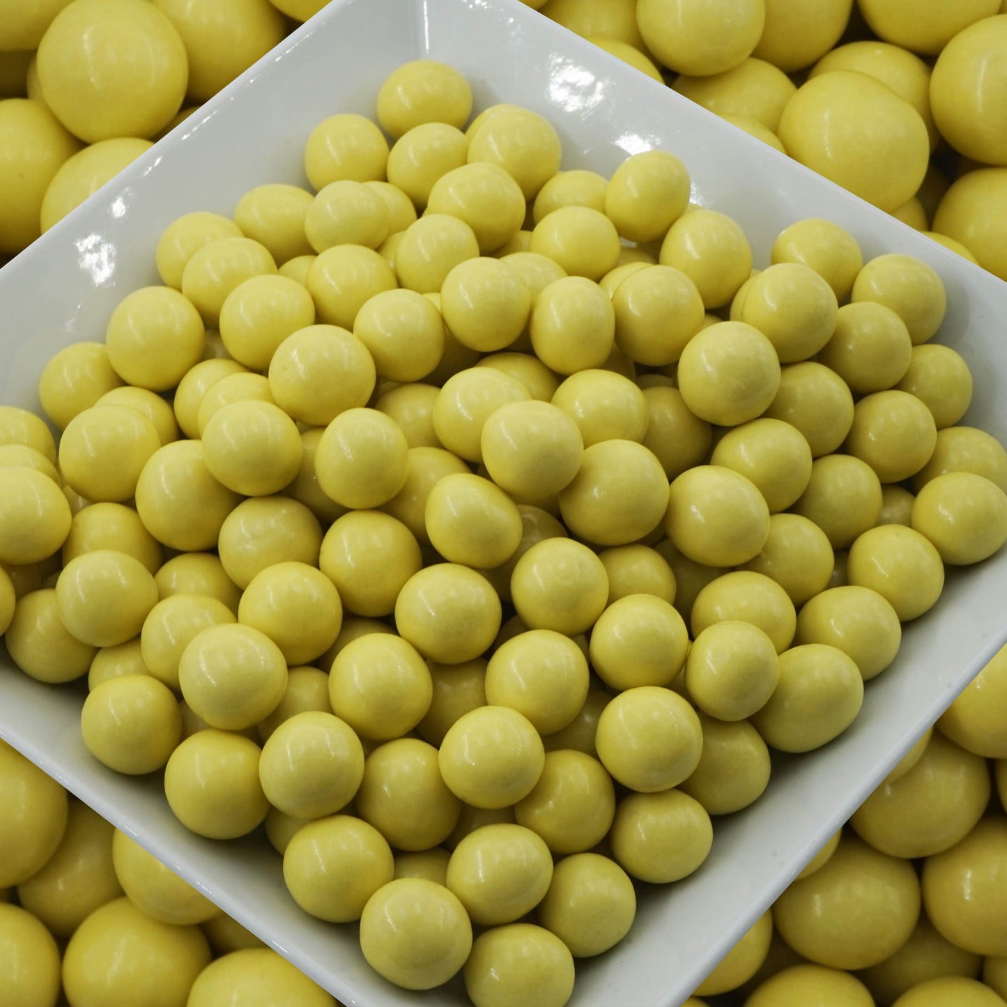 0,35kg Schokobälle gelb glanz