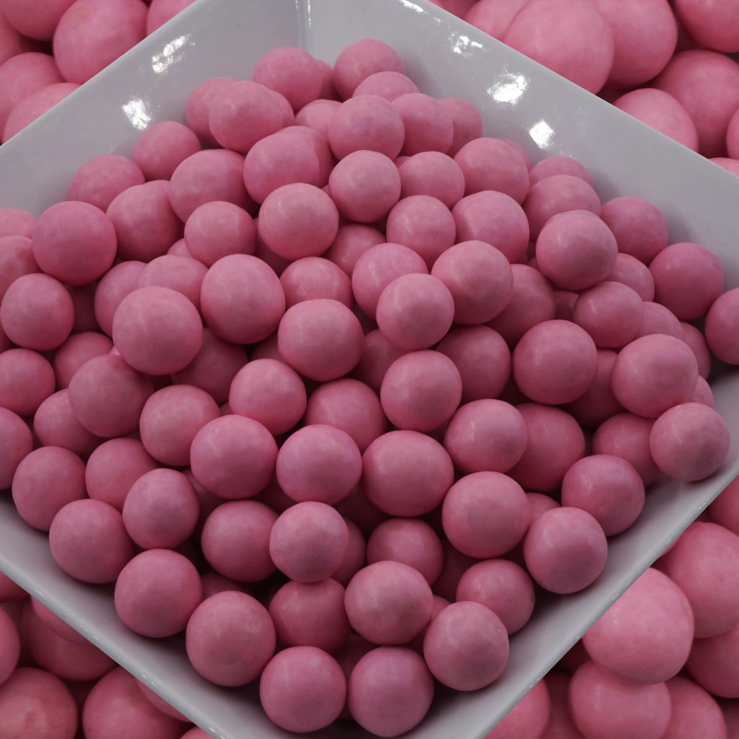 0,35kg Schokobälle rosa glanz