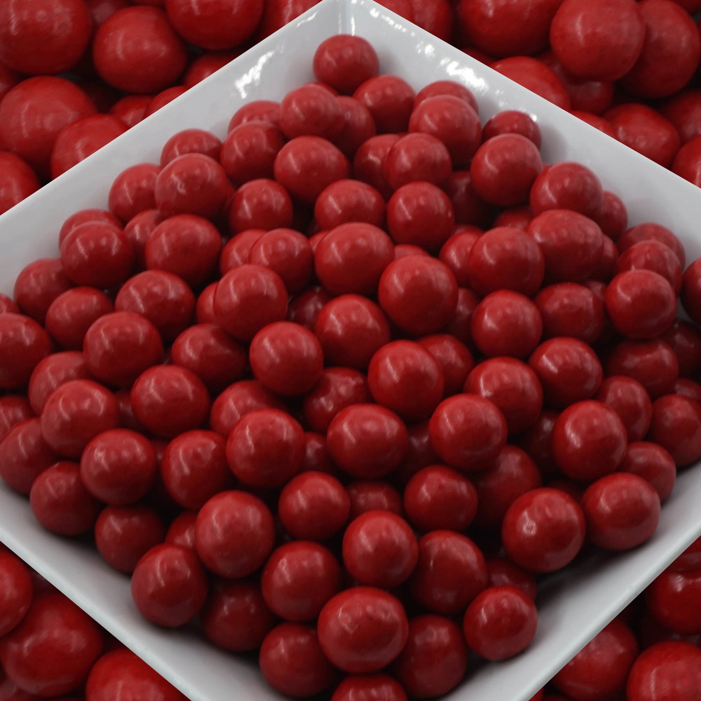 0,35kg Schokobälle rot glanz