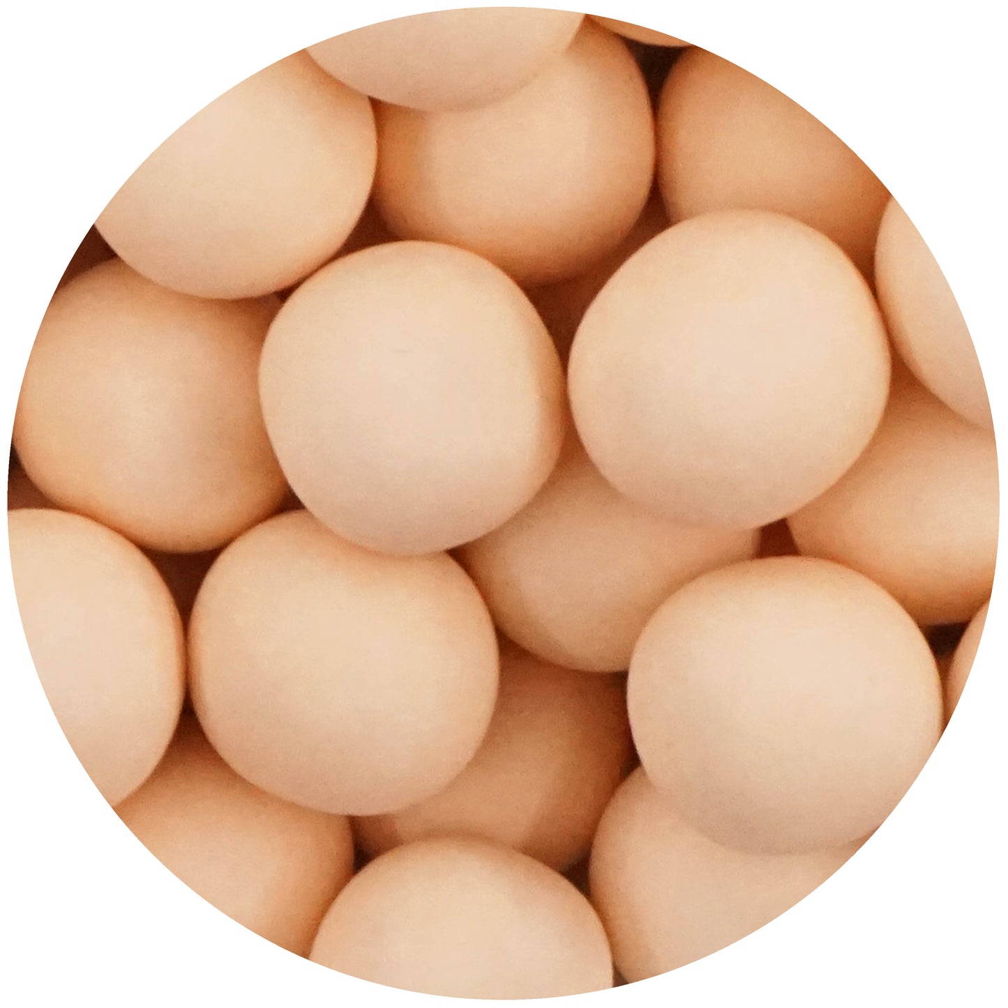 0,35kg Crispy Schokoperlen large aprikot matt