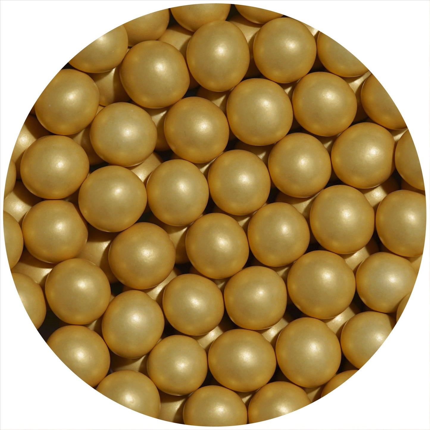 0,35kg Crispy Schokoperlen large gold pearl