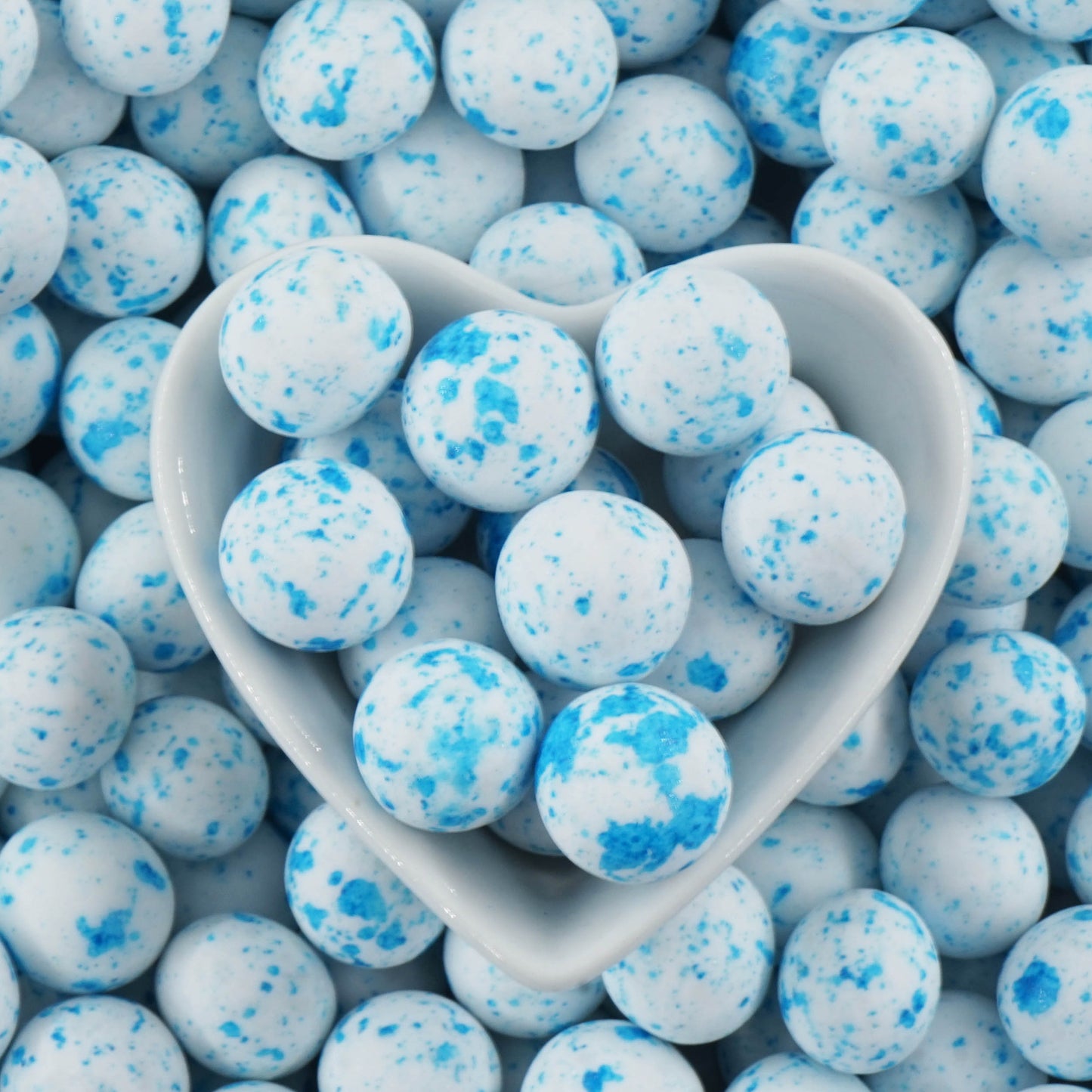 0,7kg Crispy Schokoperlen Mix large weiss-blau splashed