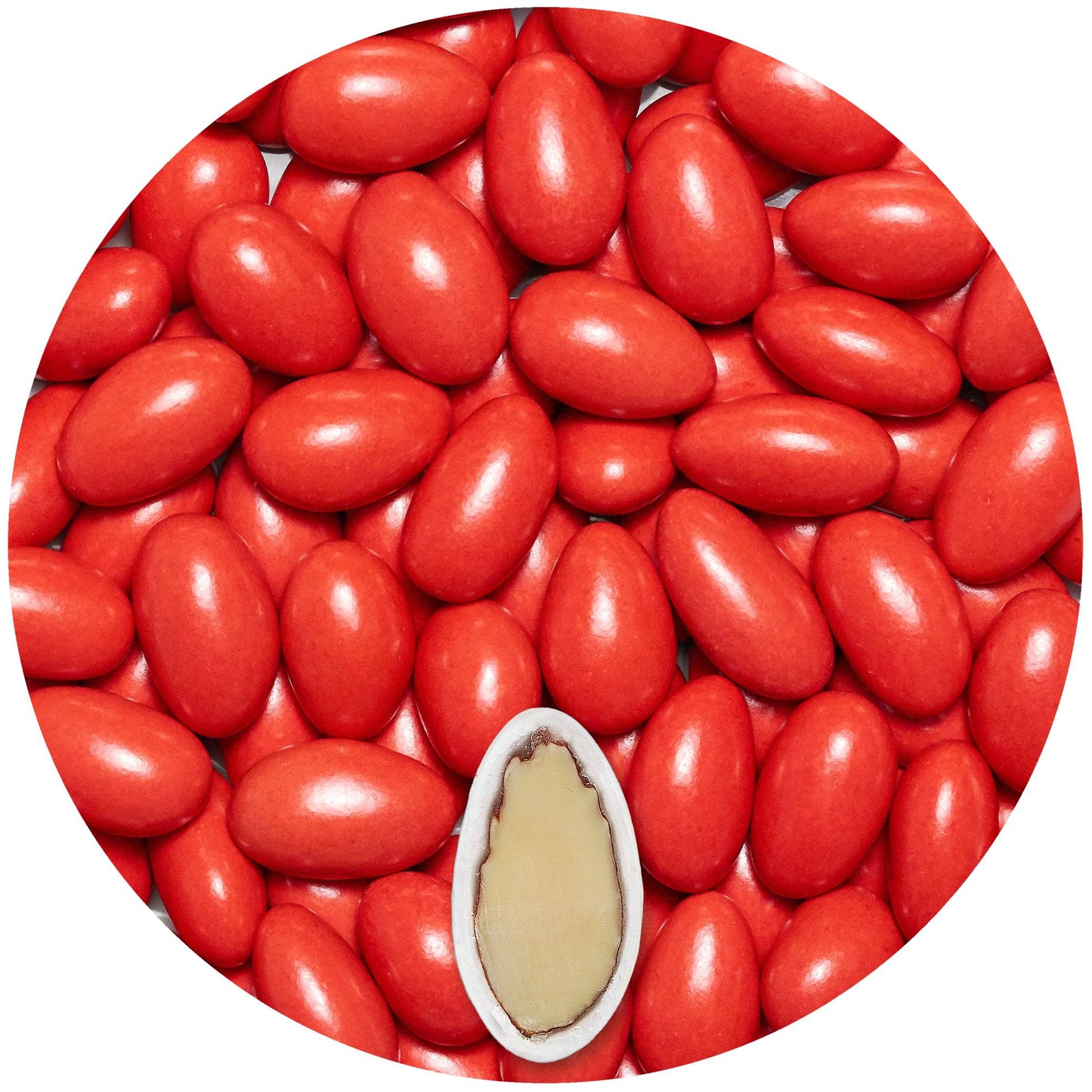 0,5kg Hochzeitsmandeln Colorato rot glanz