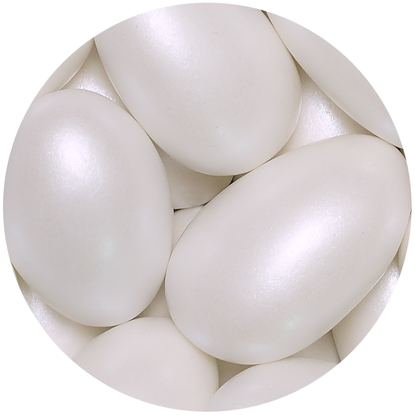 1kg Hochzeitsmandeln Conchiglia weiss pearl