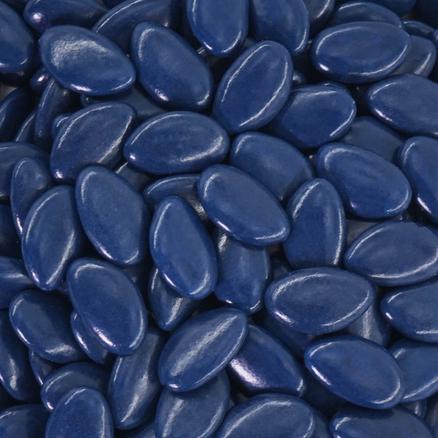 0,5kg Schokodragees dunkelblau glanz