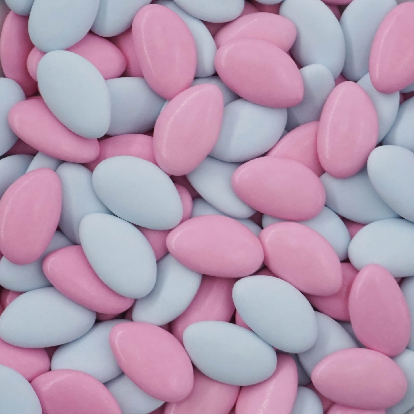 1kg Schokodragees Mix rosa-hellblau