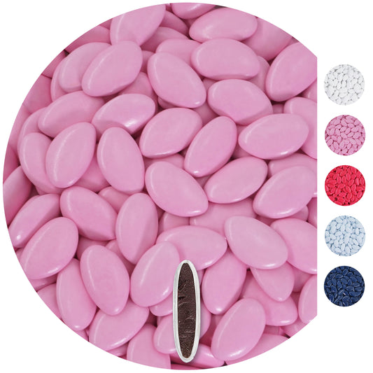 0,5kg Schokodragees rosa glanz