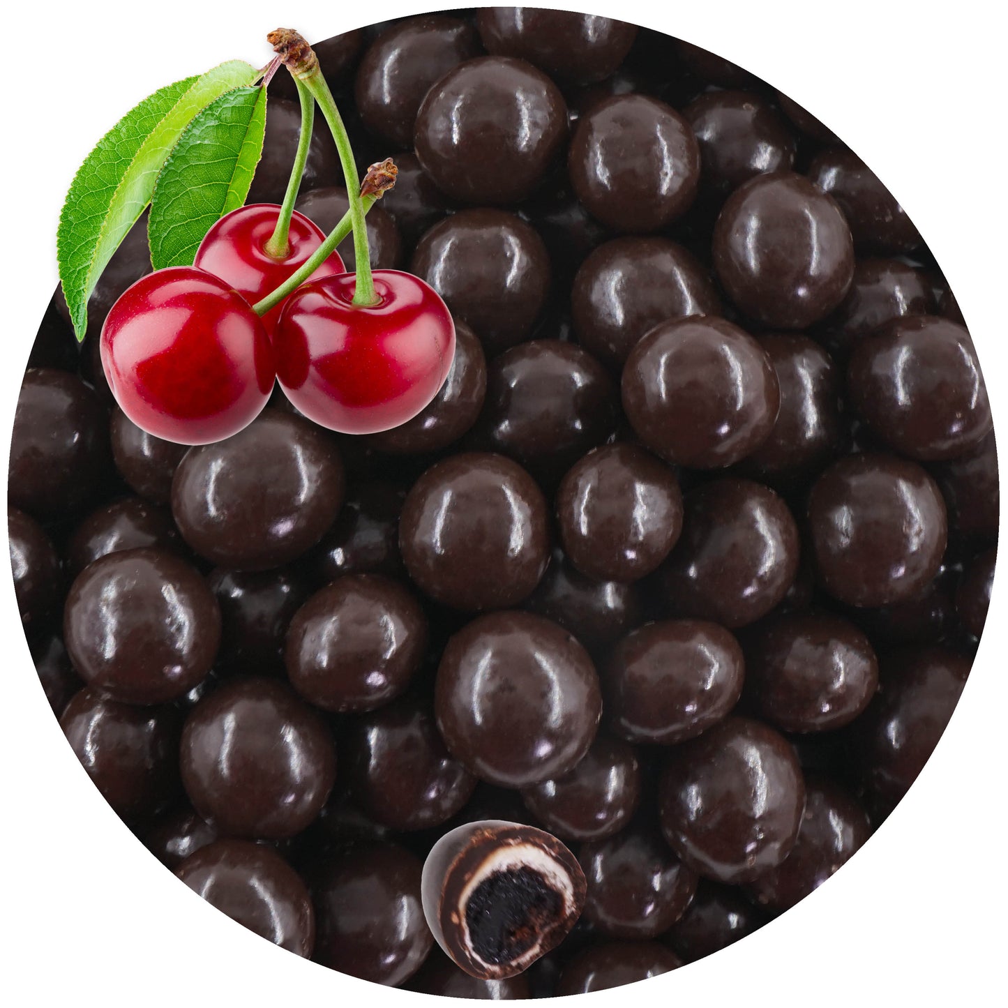 0,8kg Schokokirschen