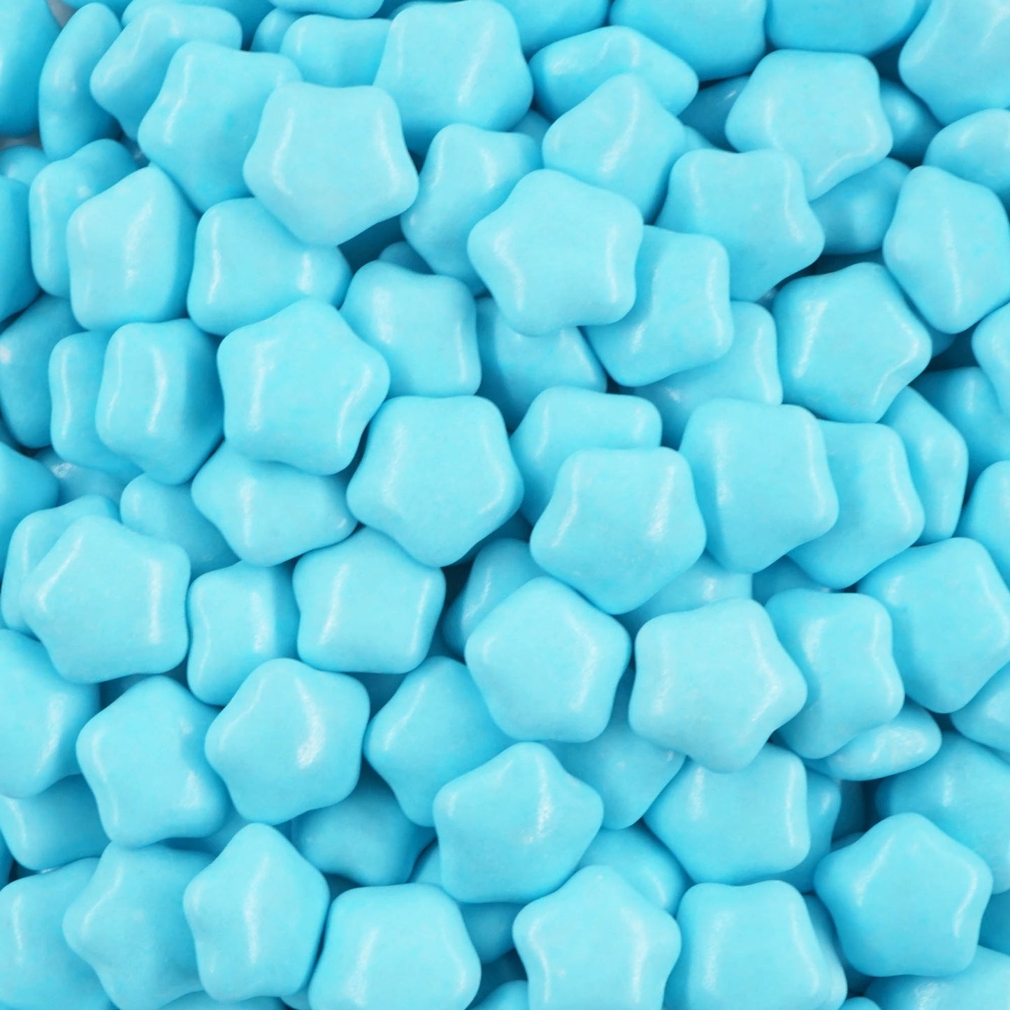 0,5kg Schokolinsen Sterne Schokosterne hellblau glanz