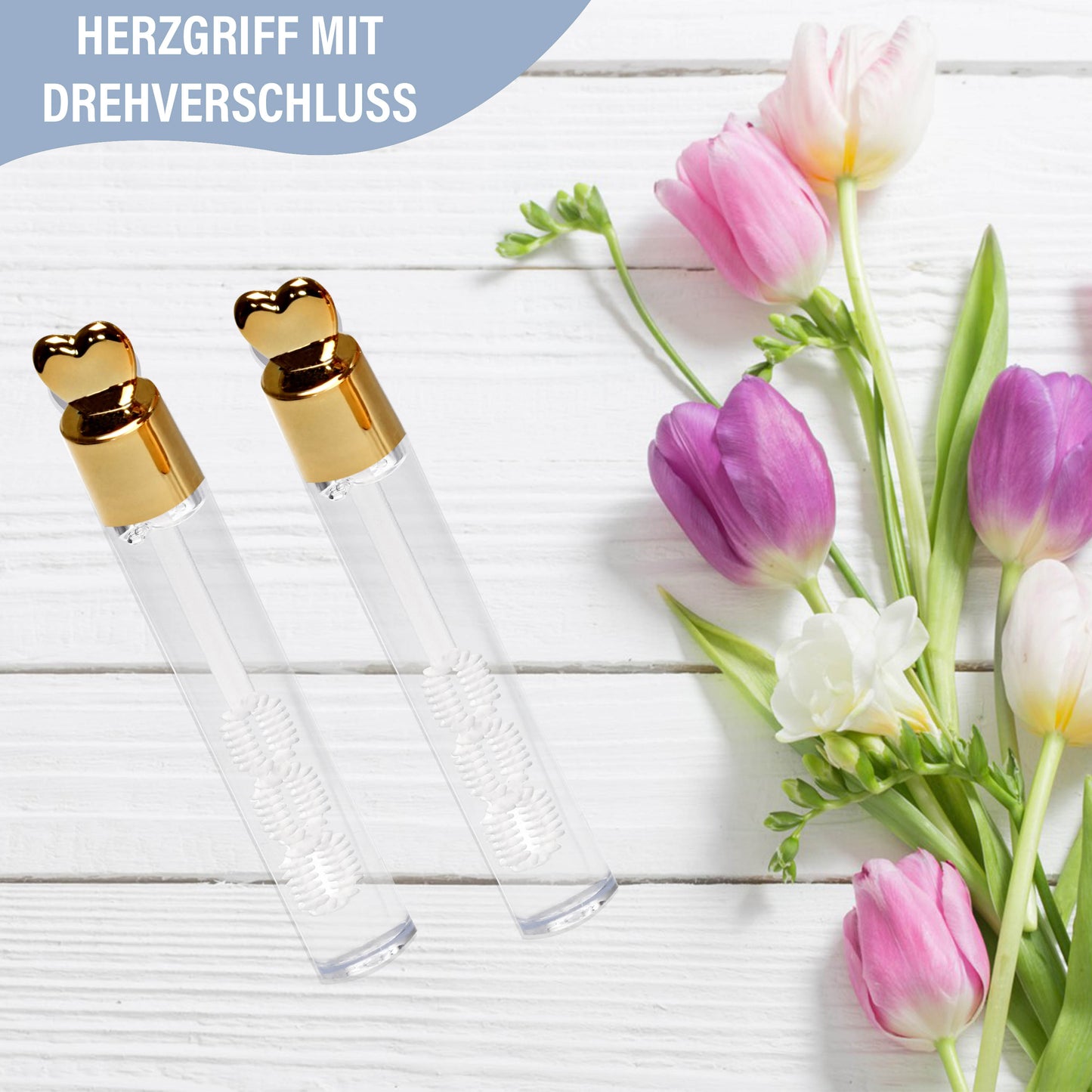 48x Seifenblasen Hochzeit Lovegläschen Box gold high gloss