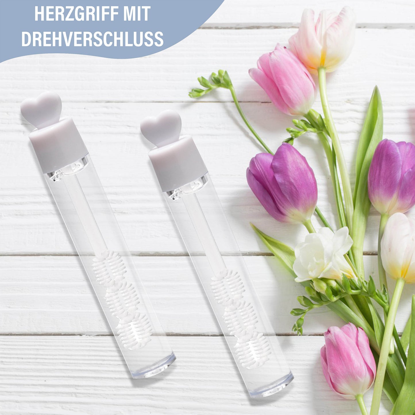 24x Seifenblasen Hochzeit Lovegläschen Box weiss