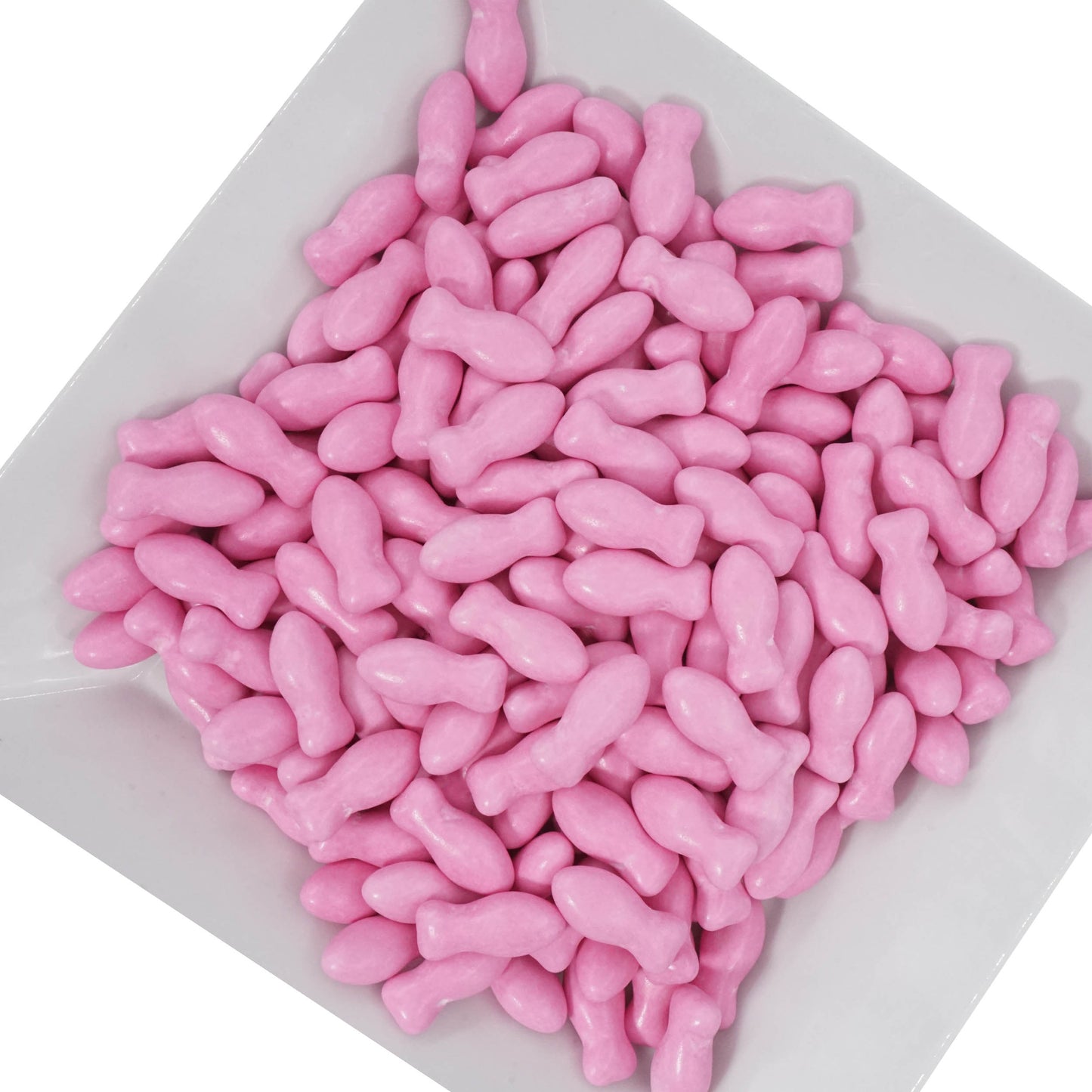 0,5kg Schokodragees Fische pink glanz