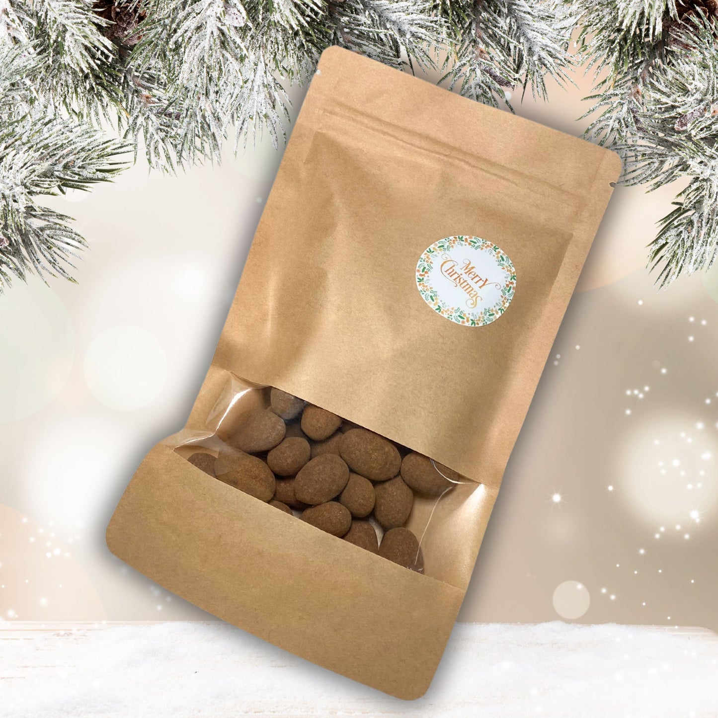 150g Zimtmandeln "Merry Christmas"