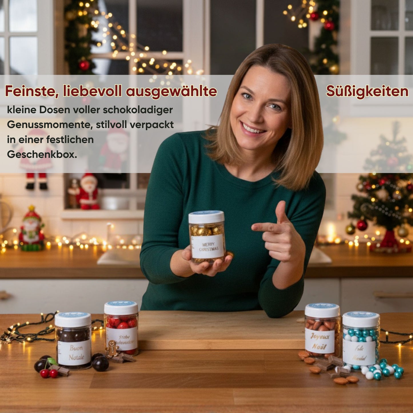 Geschenk Weihnachten Box Merry Christmas