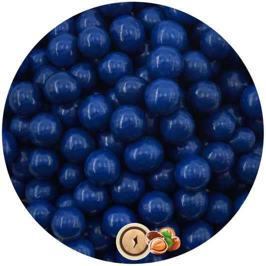 0,35kg Schokobälle dunkelblau glanz