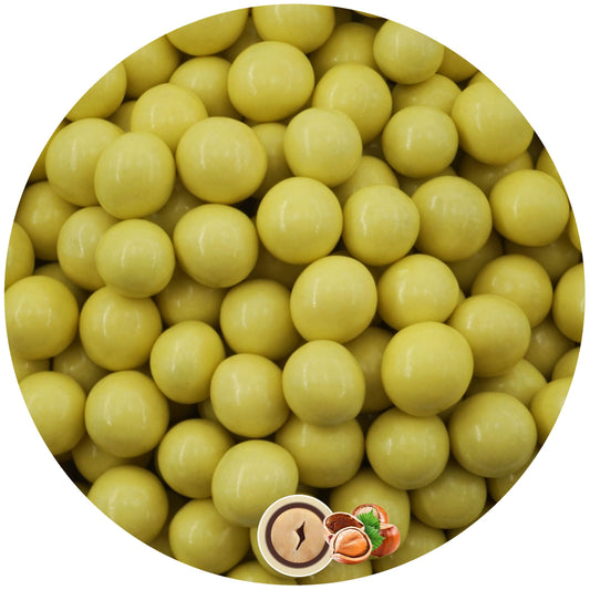 0,35kg Schokobälle gelb glanz