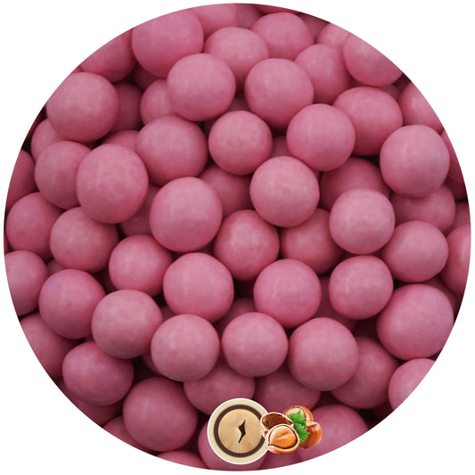 0,35kg Schokobälle rosa glanz