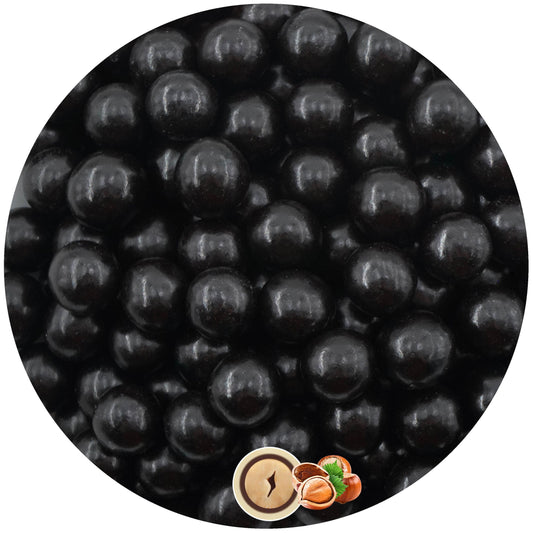 0,35kg Schokobälle schwarz glanz