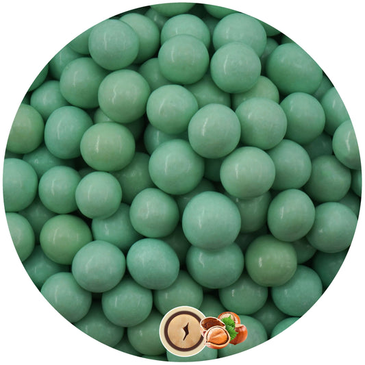 0,35kg Schokobälle türkis glanz