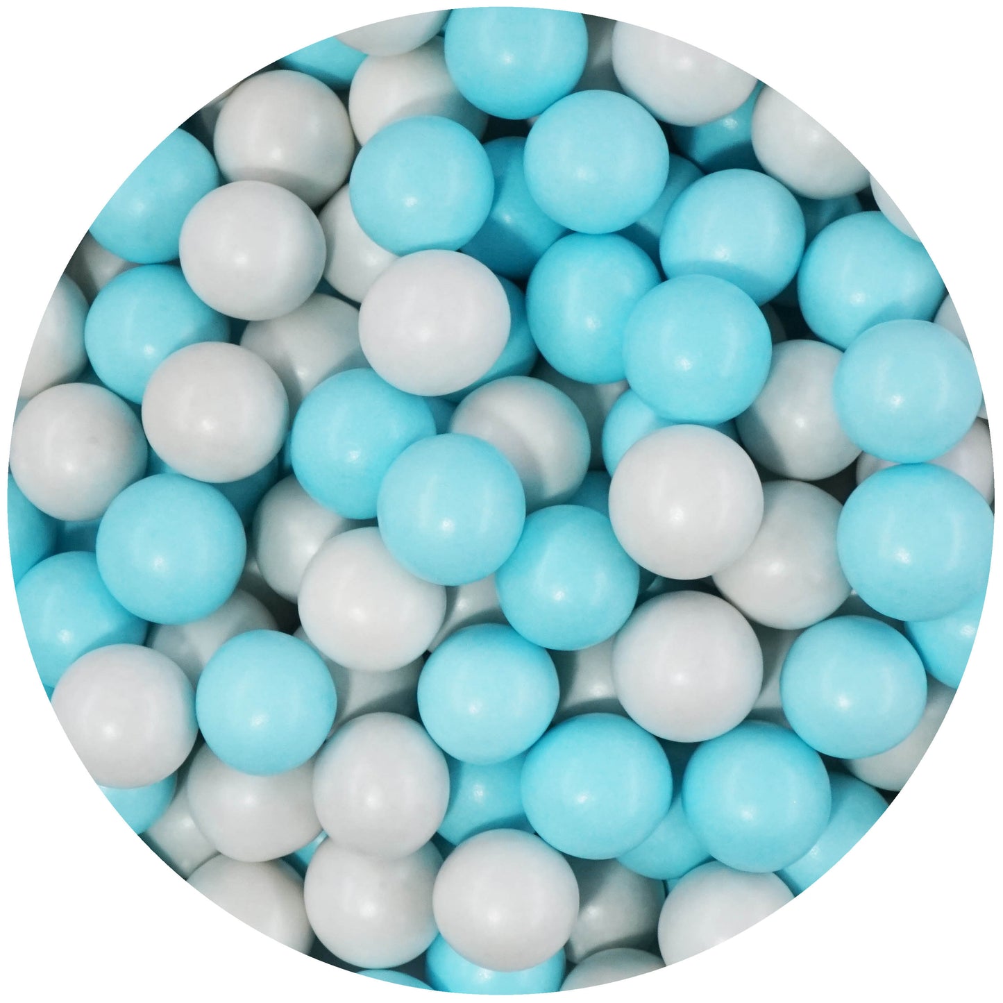 0,7kg Crispy Schokoperlen Mix large weiss-hellblau pearl