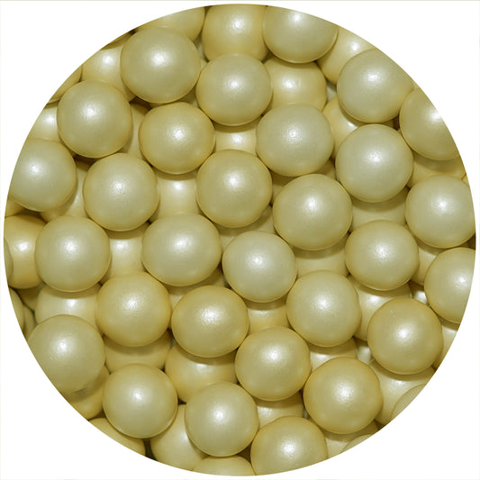 0,35kg Crispy Schokoperlen large creme pearl