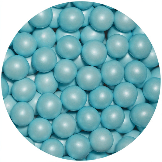 0,35kg Crispy Schokoperlen large hellblau pearl