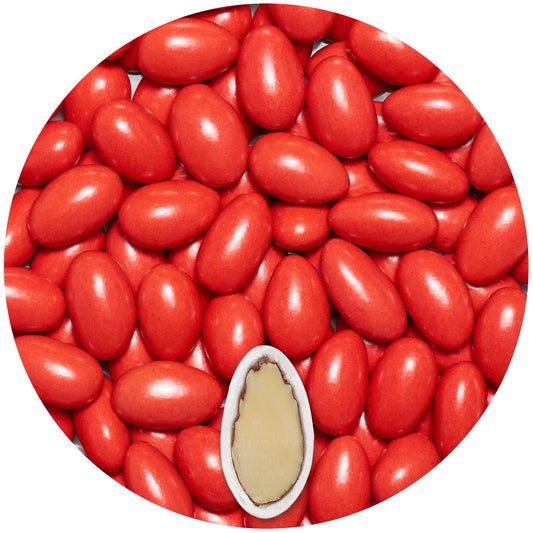 0,5kg Hochzeitsmandeln Colorato rot glanz