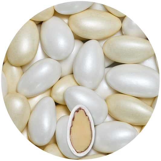1kg Hochzeitsmandeln Conchiglia Mix weiss-creme pearl