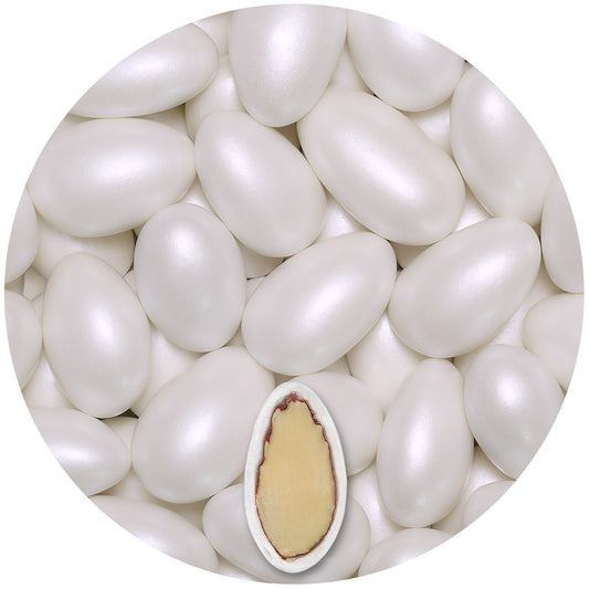 1kg Hochzeitsmandeln Conchiglia weiss pearl