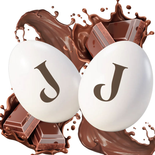 0,2kg Schokomandeln Schoko Buchstabe J