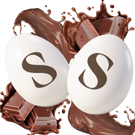 0,2kg Schokomandeln Schoko Buchstabe S