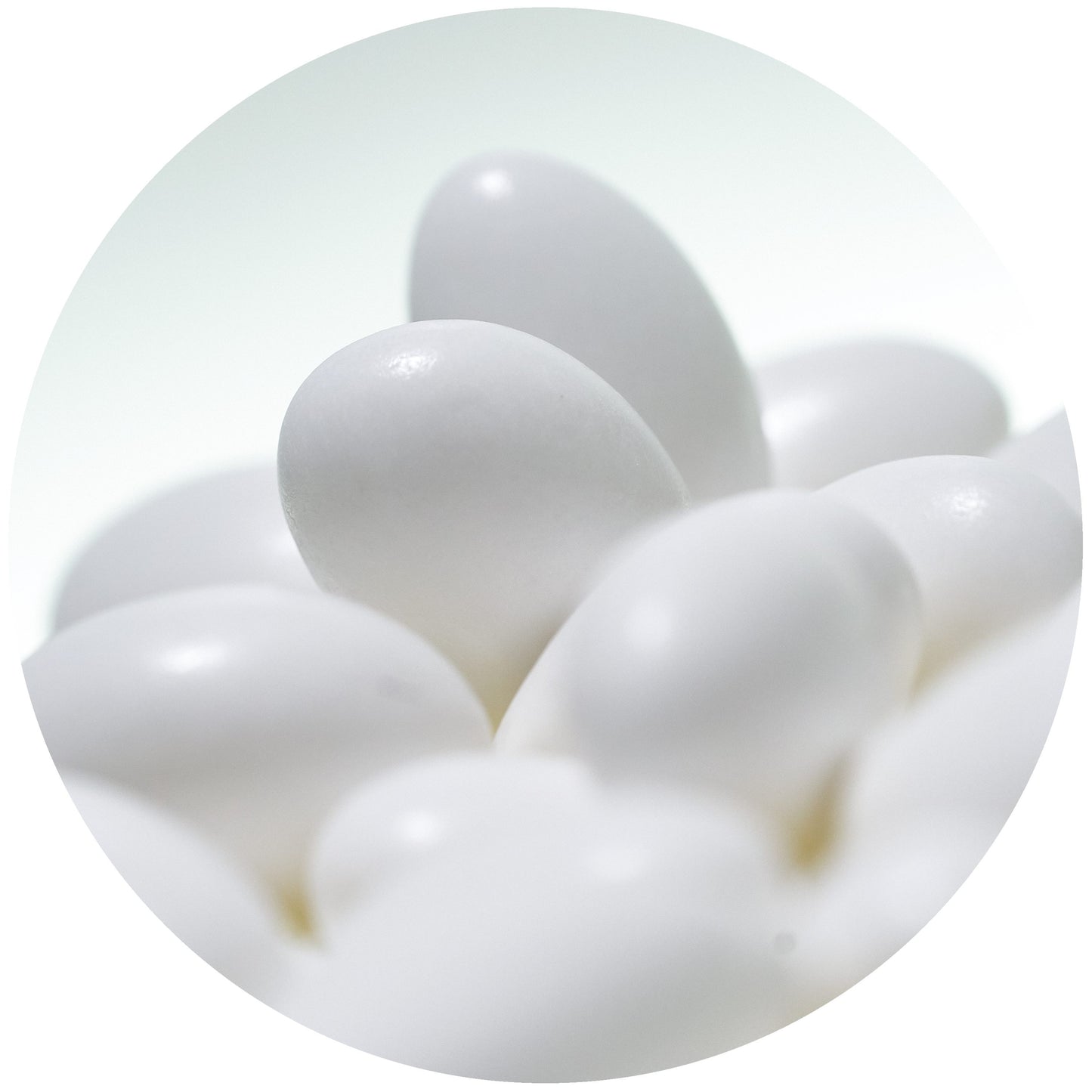 0,5kg Hochzeitsmandeln Gracile midi weiss glanz