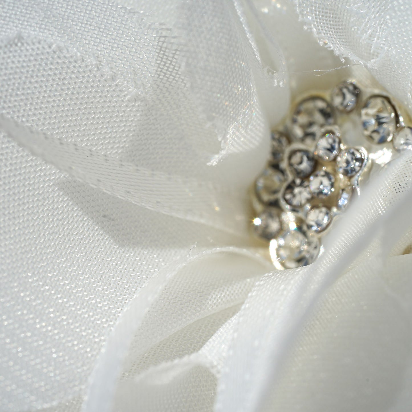 1x Ringkissen Blume 15x15 klein creme