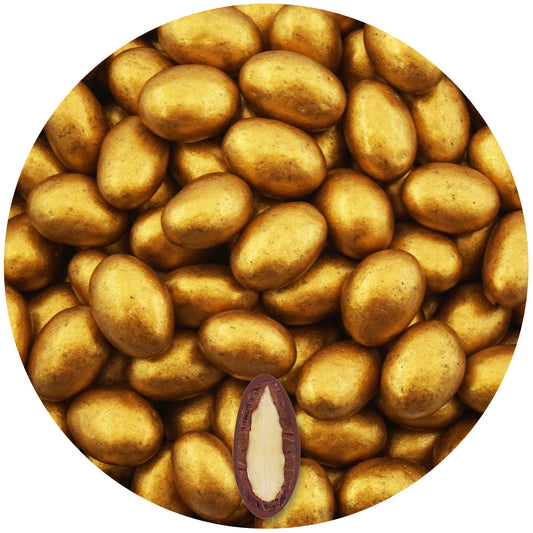 0,4kg Schokomandeln Milchschoko gold